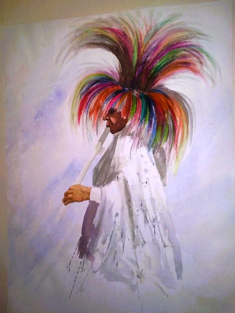 ART PAINTING SECCA A GROUP 1AA MENDEZ AA INDIAN PLAYING FLUTE BA.jpg