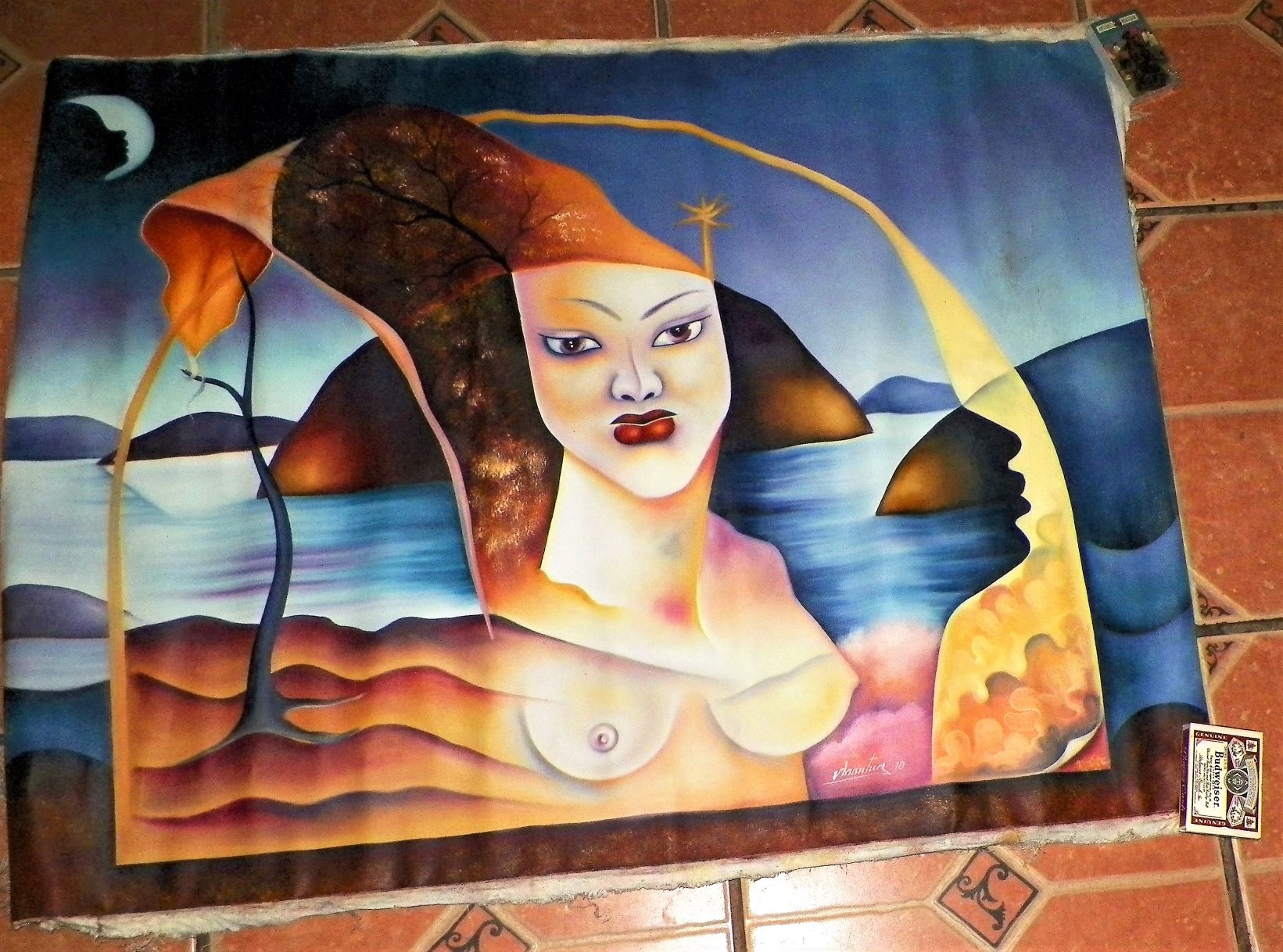 ART PAINTING STANLEY D FANTASY WOMAN WITCH 1AA.JPG