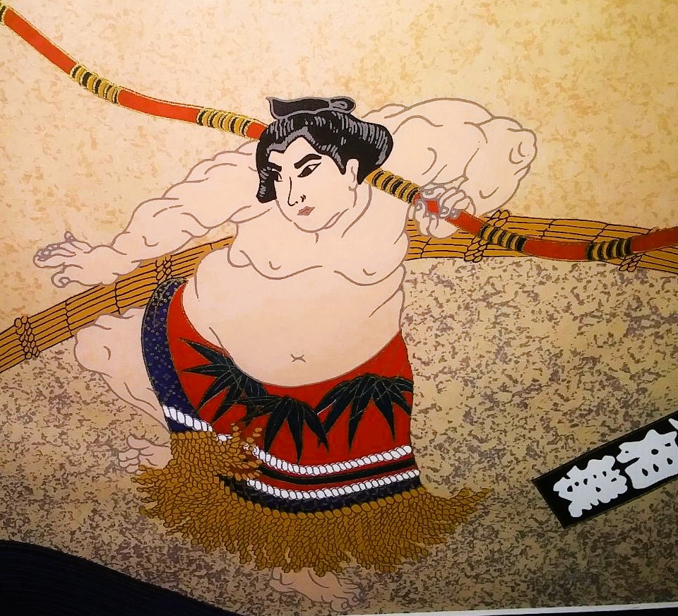 ART PAINTING SUMO WRESTLERS 3CAA.jpg