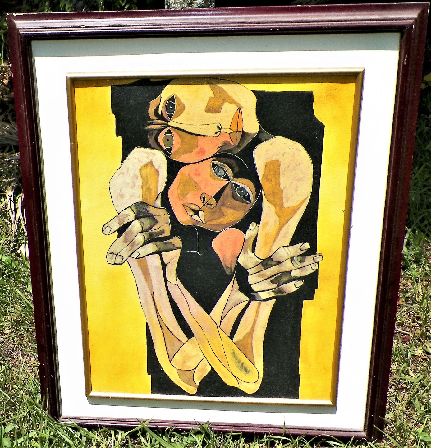 ART PAINTING SURREAL PAWN SHOP FT LAUDERDALE FIND 1AA.JPG