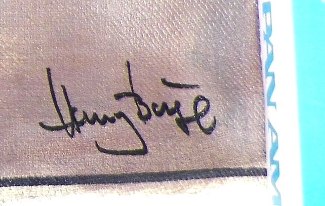 ART PAINTING THRUFT FIND UNFRAMED NUDE TAHITI WOMAN 2AA.JPG