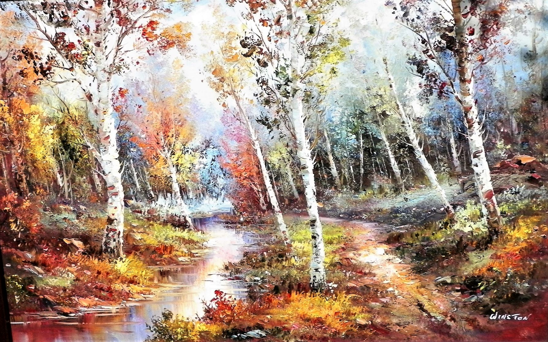 ART PAINTING WINSTON COLORFUL LANDSCAPE 2AA.JPG