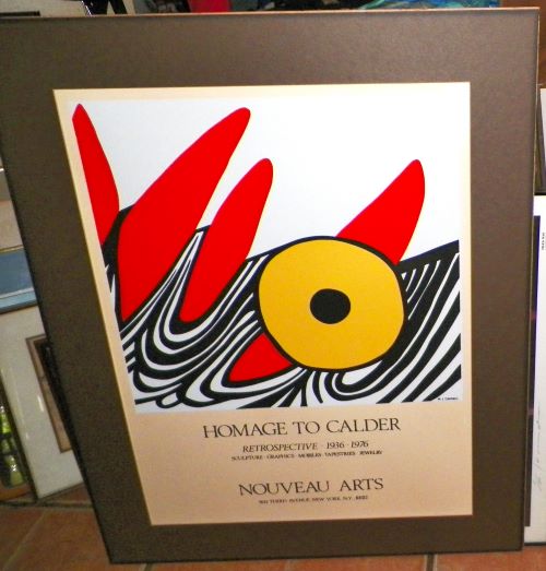 ART POSTER CALDER ALEXANDER HOMAGE TO CALDER NOUVEAU ARTS POSTER 1AA.JPG