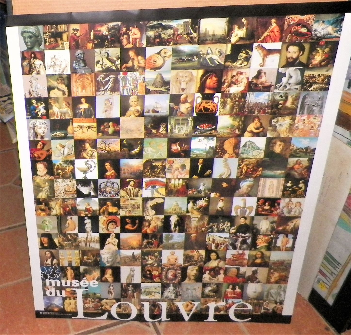 ART POSTER LOUVRE MUSEUM 1AA.JPG