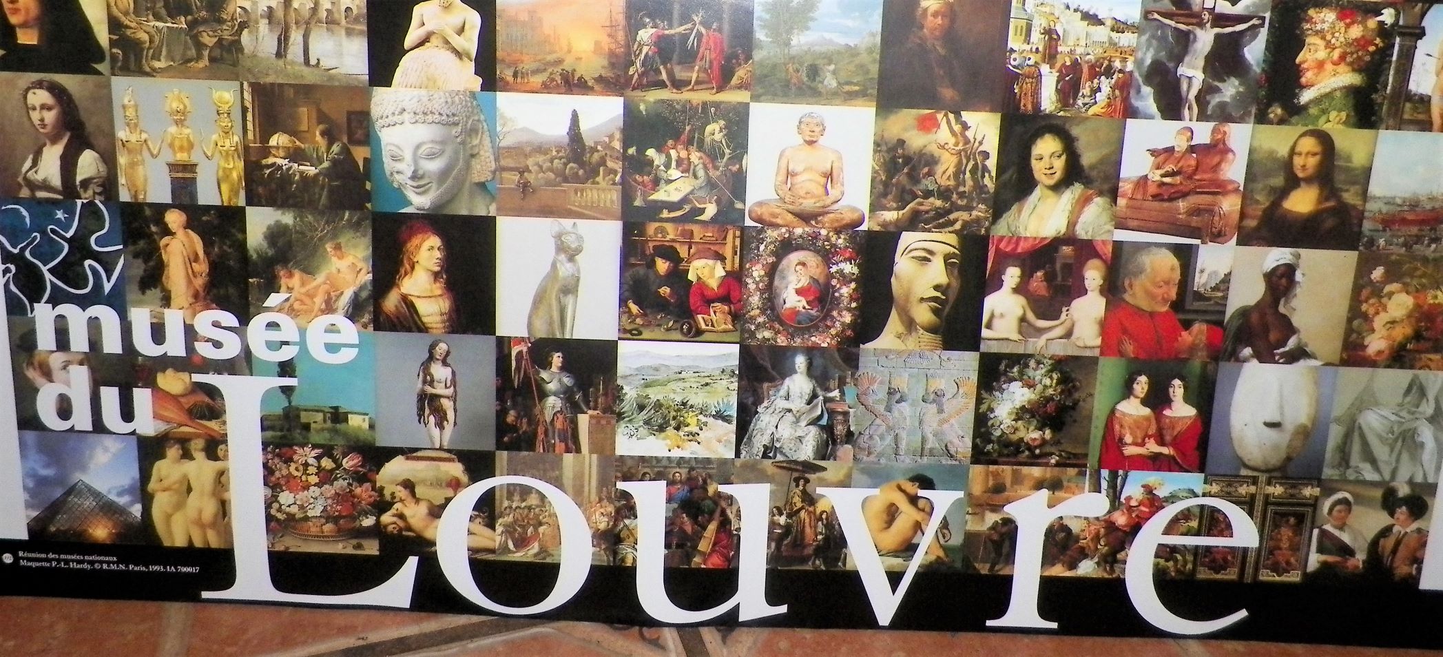 ART POSTER LOUVRE MUSEUM 2AA.JPG