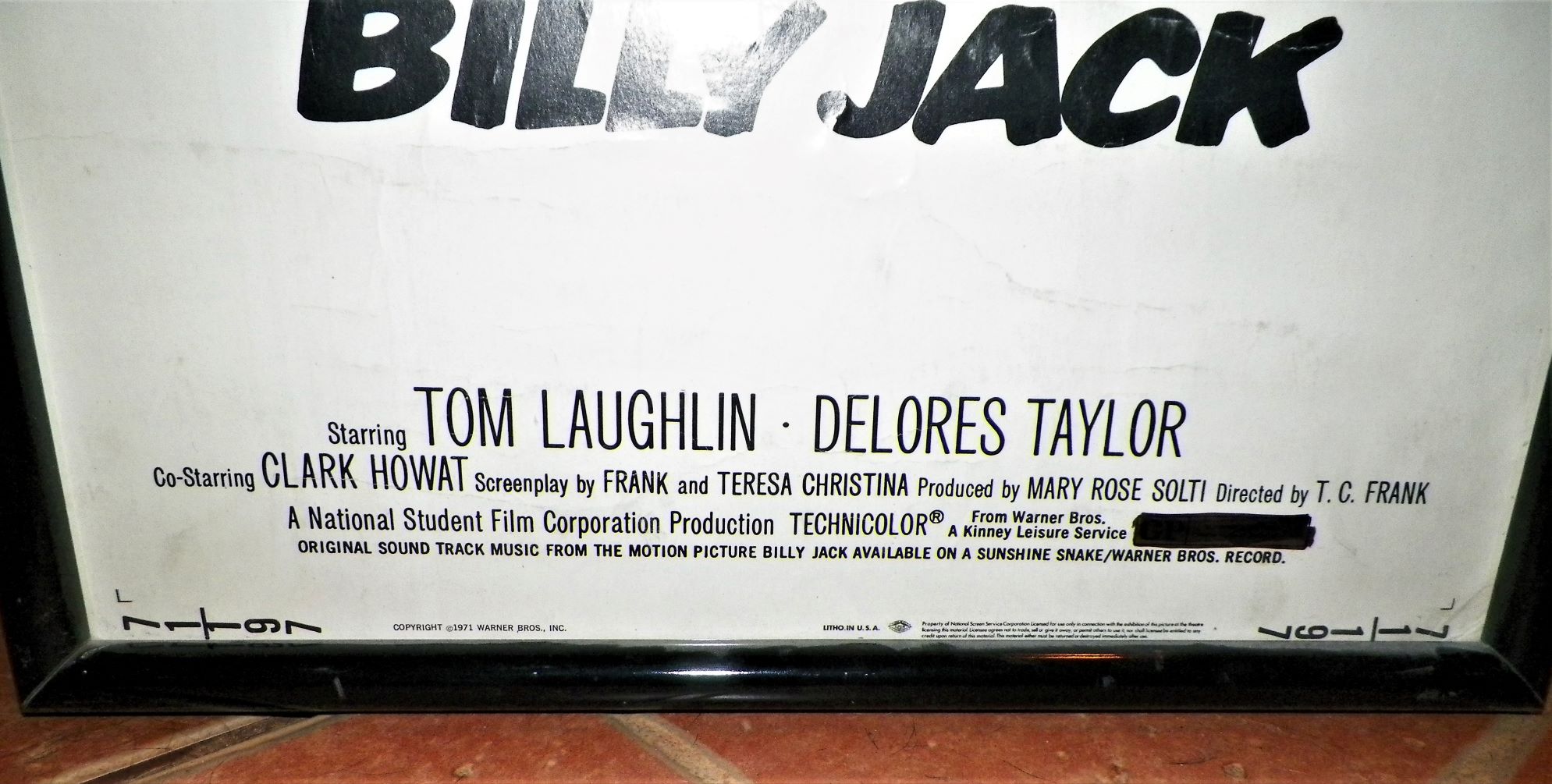 ART POSTER MOVIE BILLY JACK 4AA.JPG
