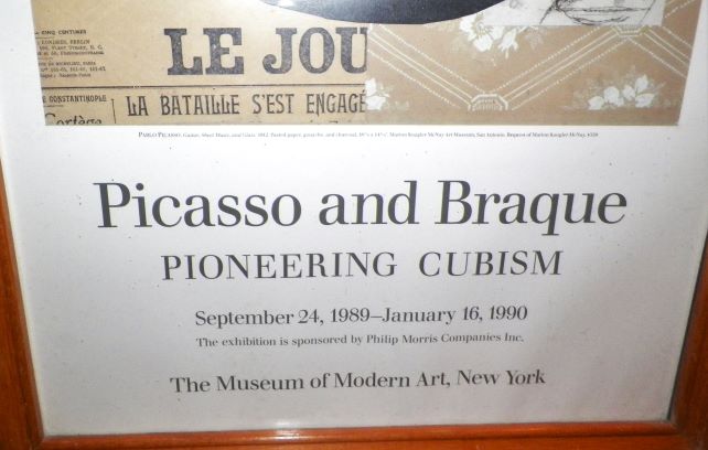 ART POSTER PICASSO AND BRAQUE PIONEERING CUBISM 3AA.JPG
