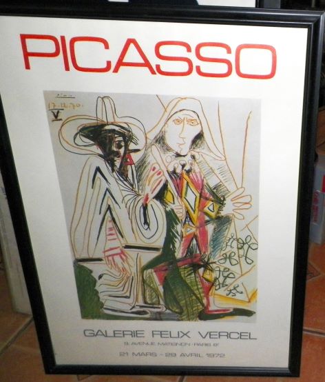 ART POSTER PICASSO GALERIE FELIX VERCEL 1972 1AA.JPG
