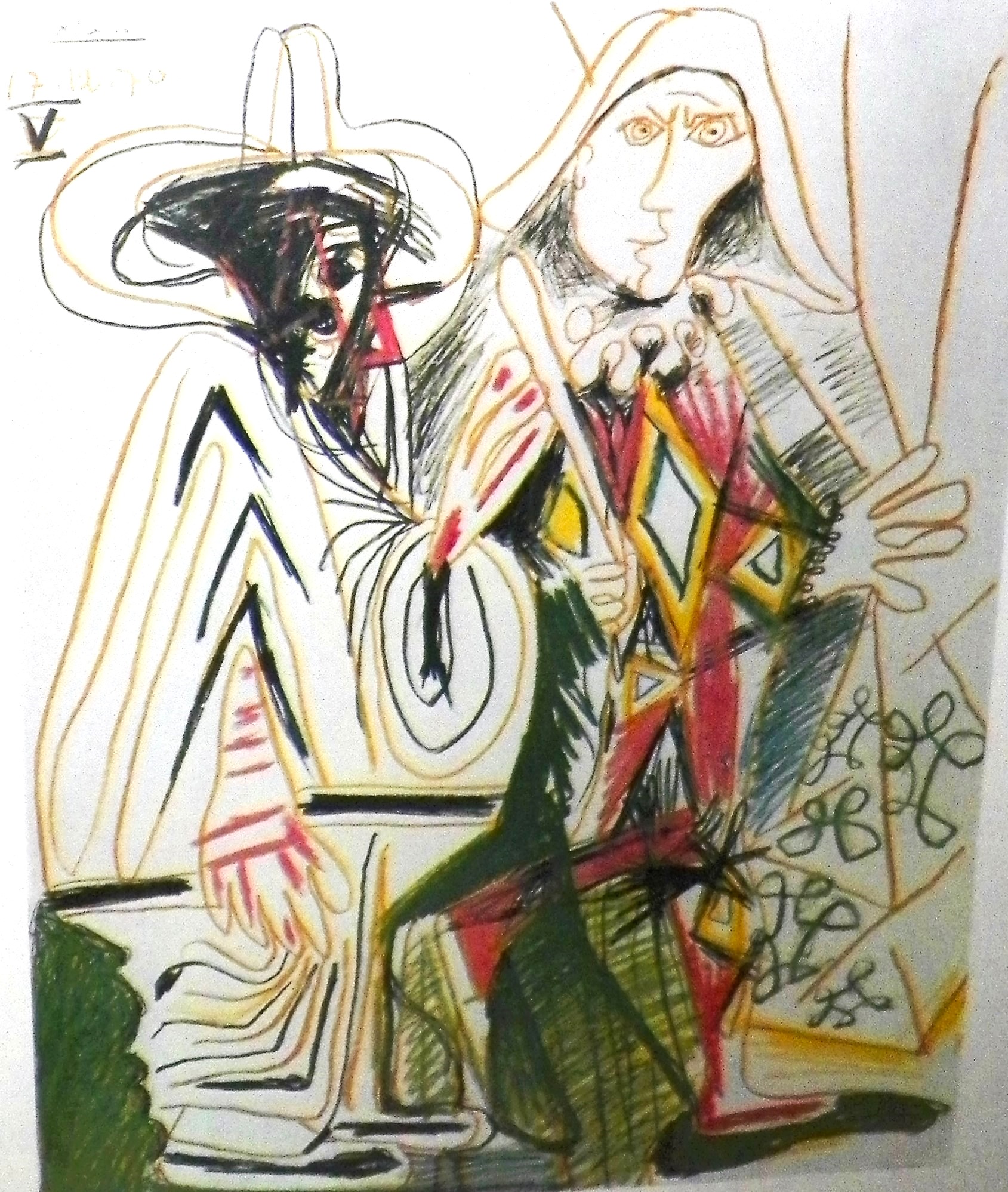 ART POSTER PICASSO GALERIE FELIX VERCEL 1972 2AA.JPG