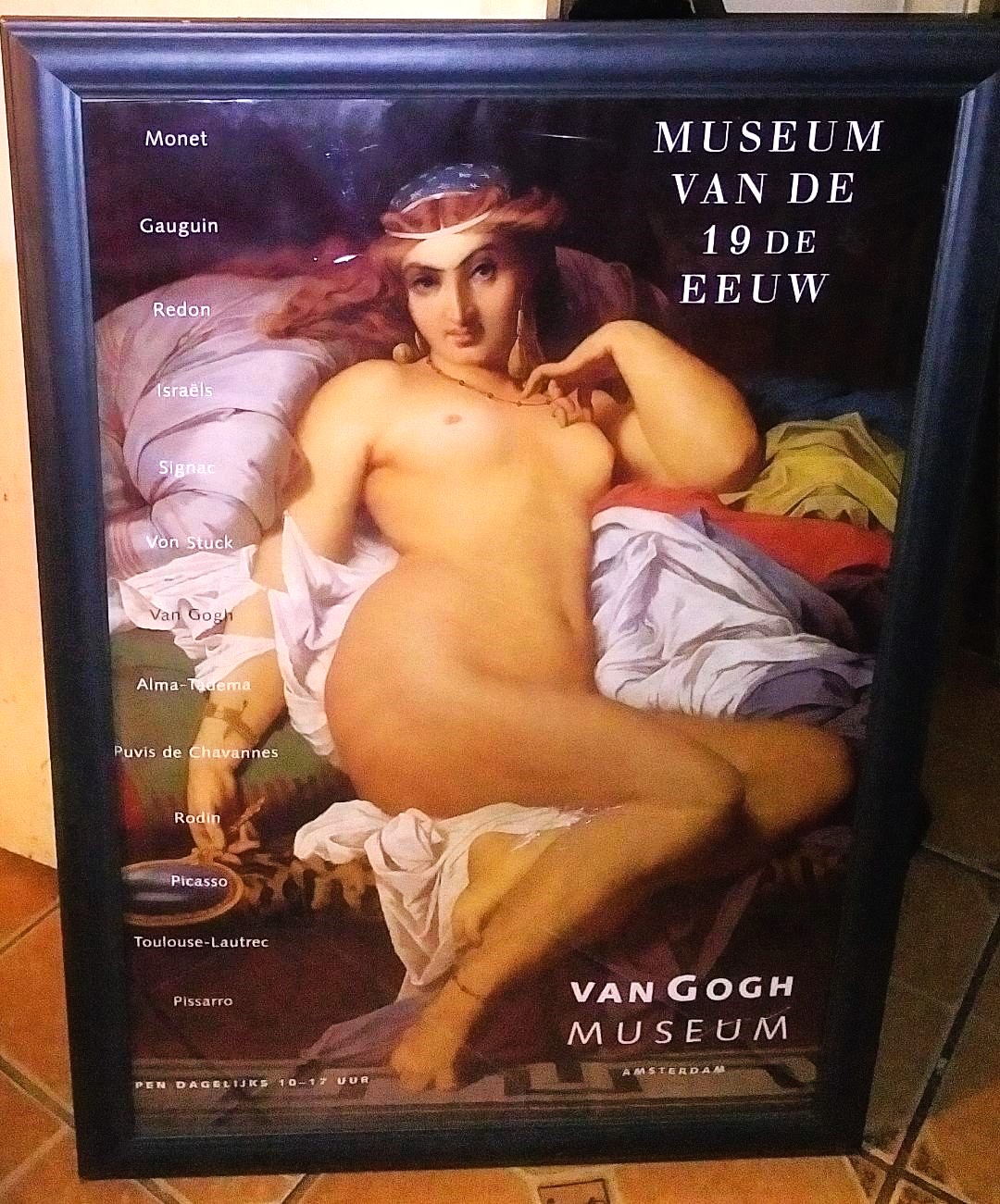 Has anyone seen this Van Gogh museum (Amsterdam) poster w/nude woman? Google lens turns up nothing Antiques Board image