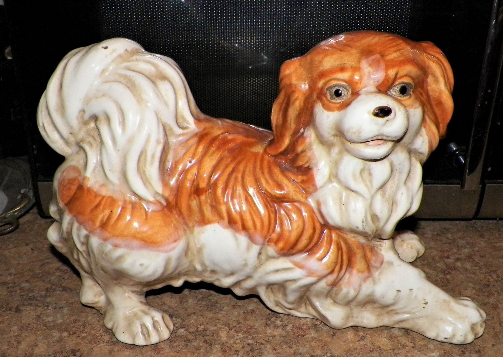 ART POTTERY DOG COCKER SPANIEL 1AA.JPG