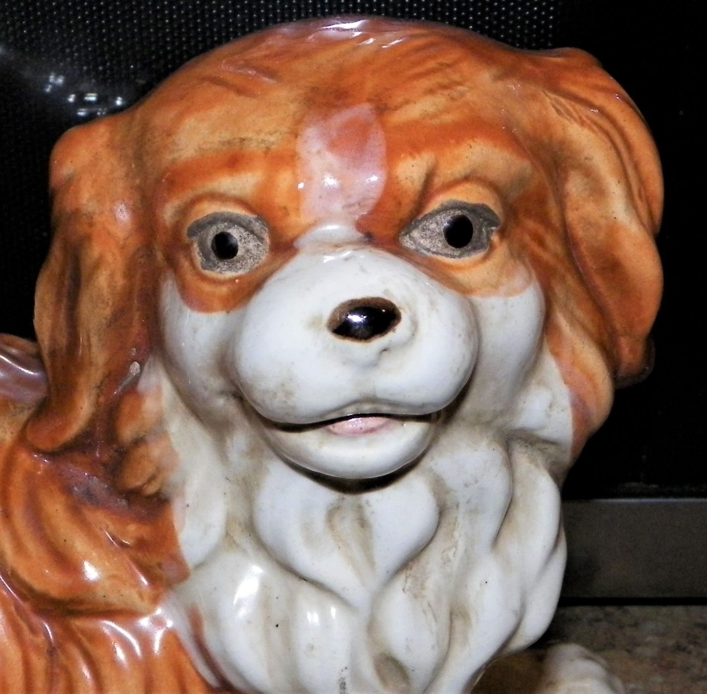 ART POTTERY DOG COCKER SPANIEL 2BAA.JPG