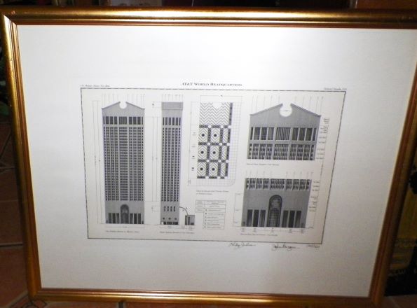 ART PRINT AT&T WORLD HEADQUARTERS LIMITED EDITION LITHO 1AA.JPG