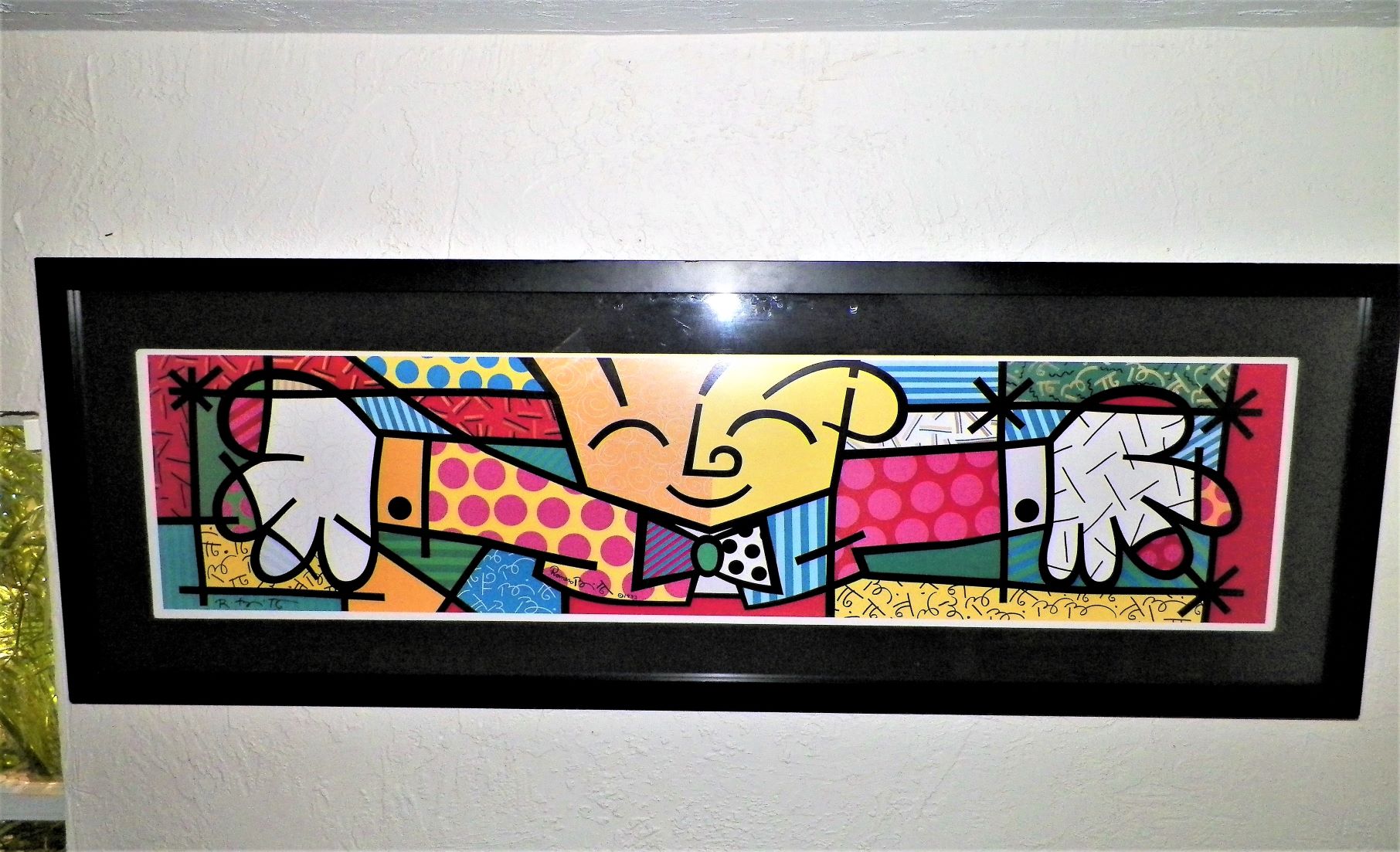 ART PRINT BRITTO THE HUG SIGNED FRAMED 1A_AA.JPG