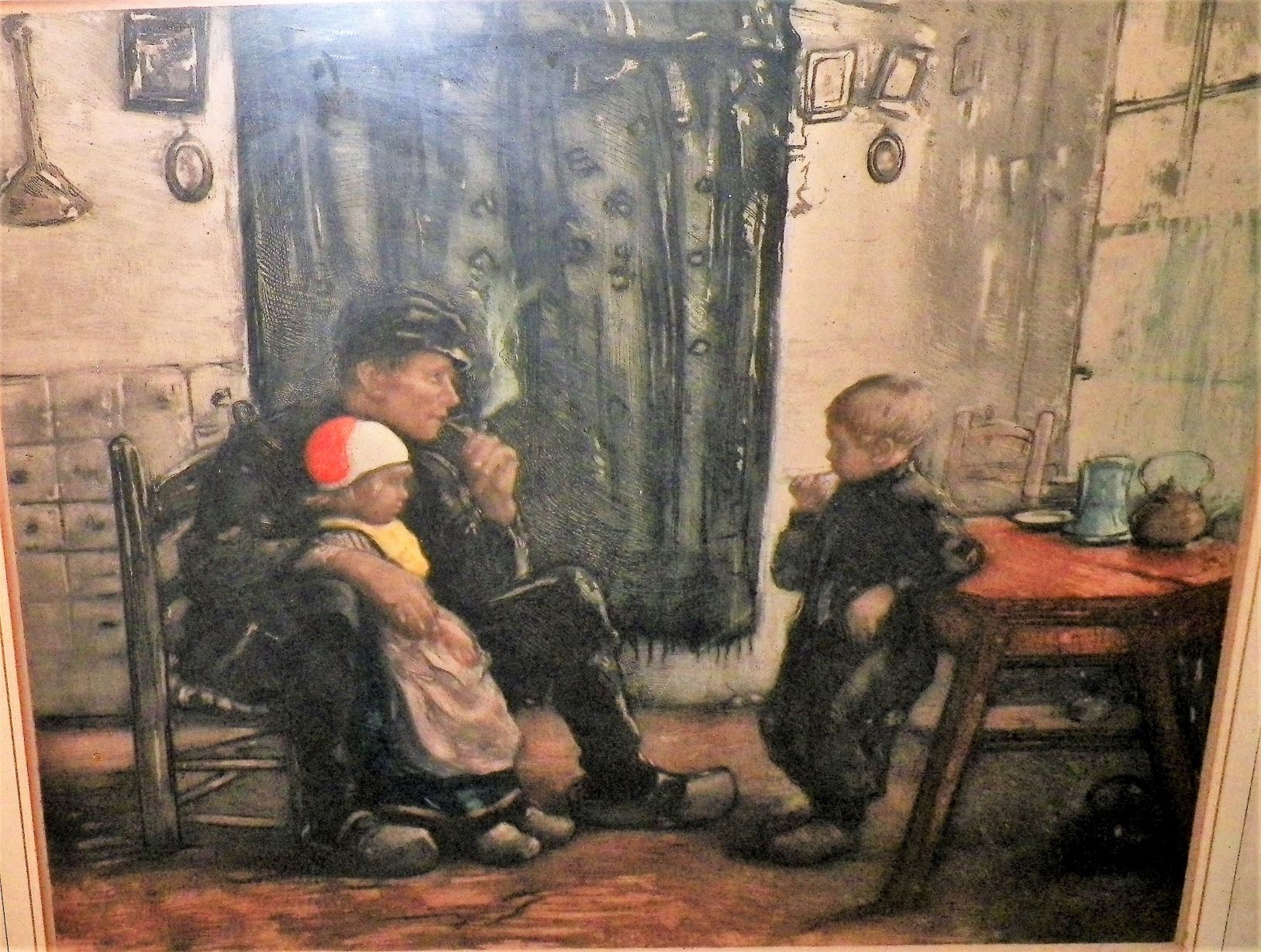 ART PRINT CHARLY FATHER & SON & DAUGHTER 2AA.JPG