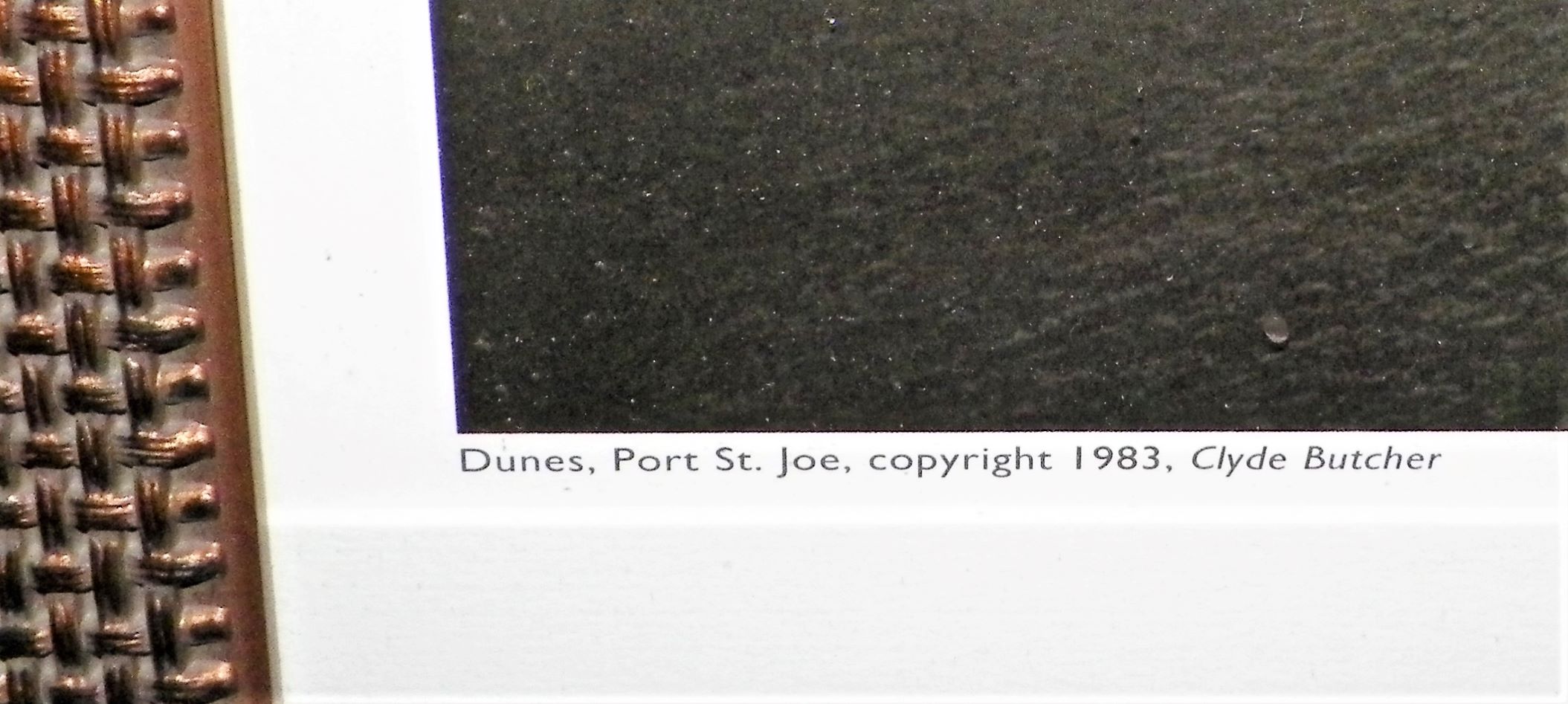 ART PRINT CLYDE BUTCHER PHOTOGRAPH DUNES PORT ST JOSEPH 3AA.JPG