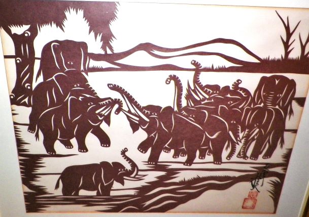 ART PRINT ELEPHANTS CHINESE 3AA.JPG