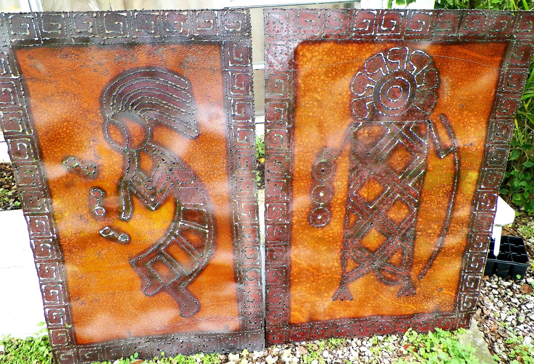 ART PRINT INDIAN ON COPPER BRASS 2AA.JPG