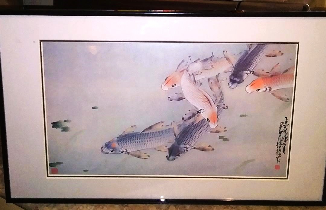 ART PRINT KOI FISH JAPANESE PRINT SIGNED 1AA.jpg