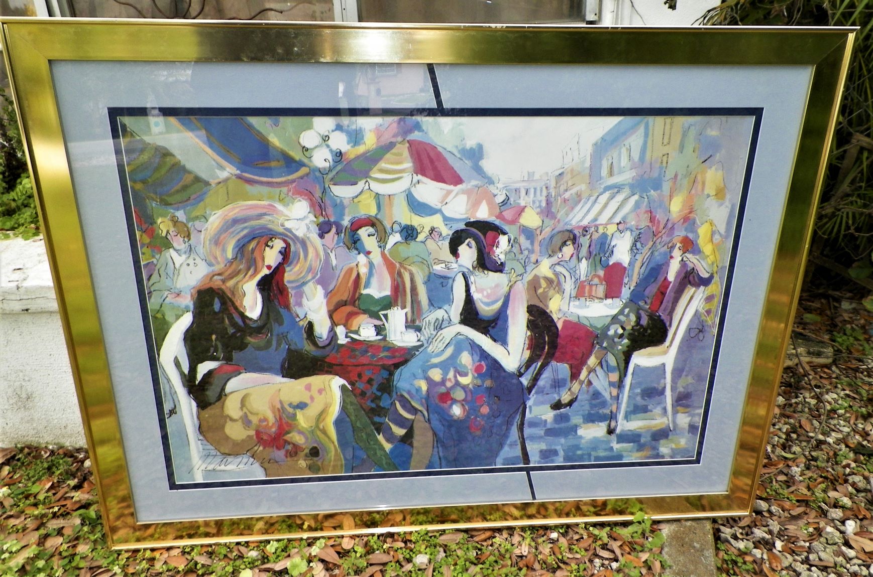 ART PRINT LADIES EATING BEN STORE 1AA.JPG