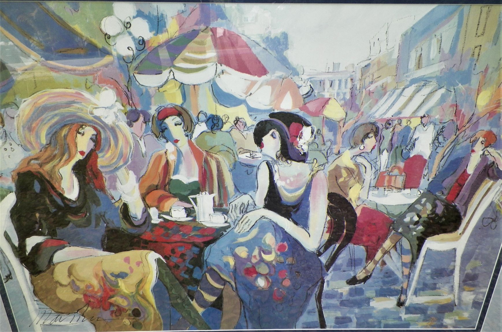 ART PRINT LADIES EATING BEN STORE 2AA.JPG