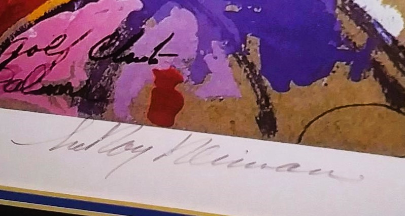 ART PRINT LEROY NEIMAN GOLF SIGNED 4AAAA.JPG
