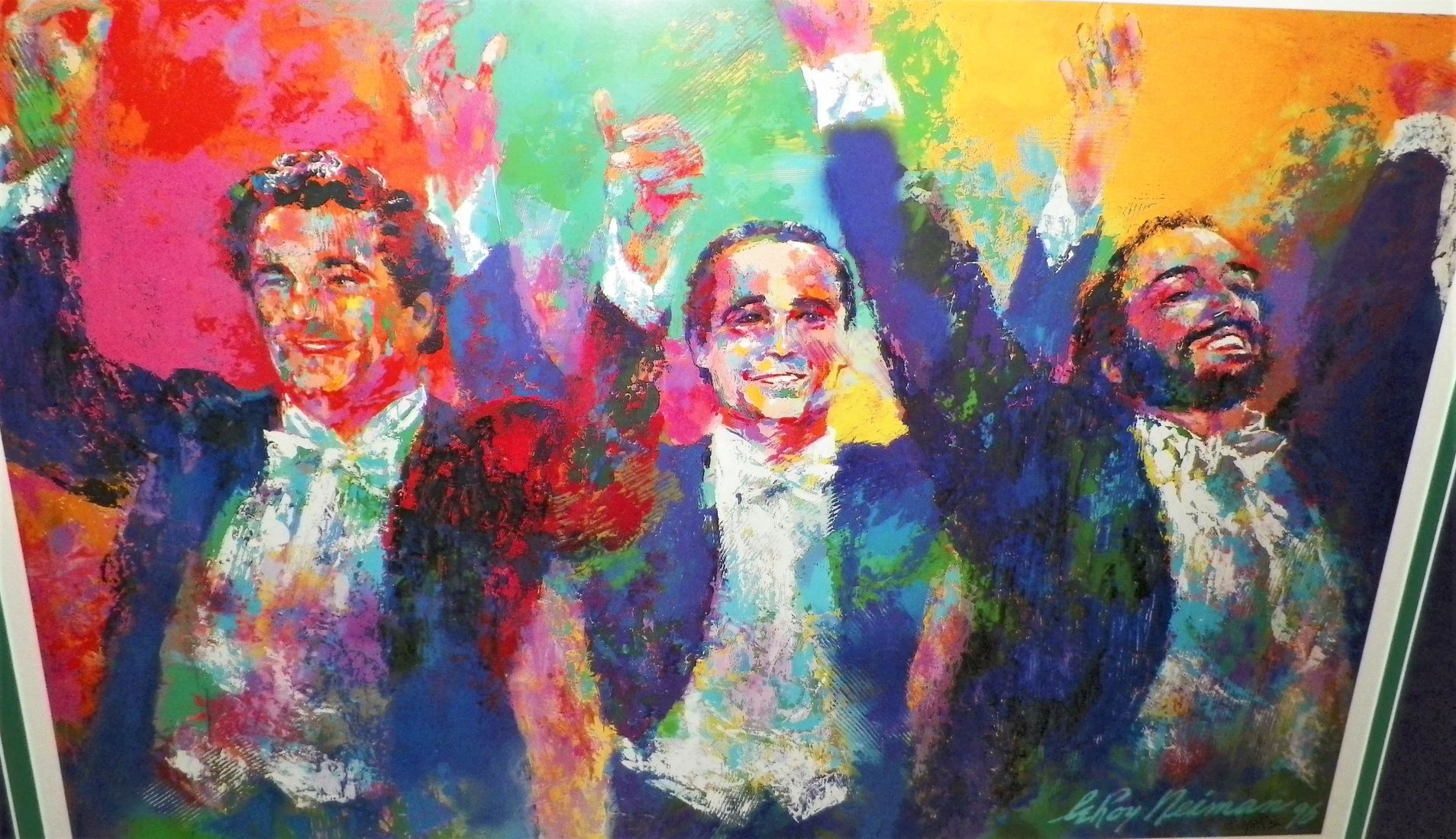 ART PRINT LEROY NEIMAN THE 3 TENOTS 2AA.JPG