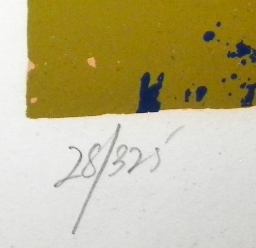 ART PRINT MARK KING BENGAL FAMILY 1977 LIMITED EDITION SERIGRAPH 4AA.JPG