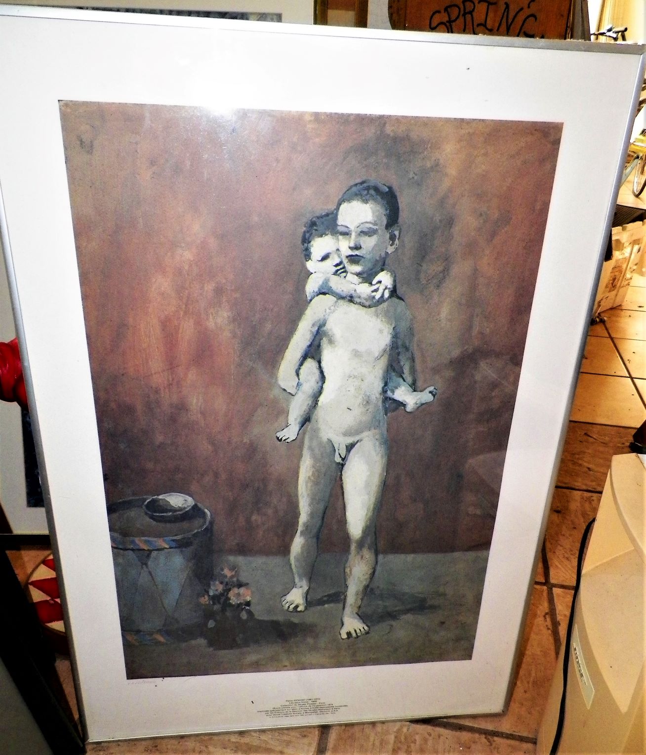 ART PRINT PICASSO NAKED BOY PRINT 1AA.JPG