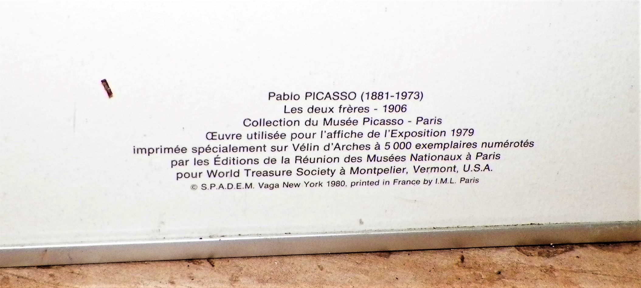 Pablo Picasso Signed - Woman in a Hat - Certificate SPADEM Paris