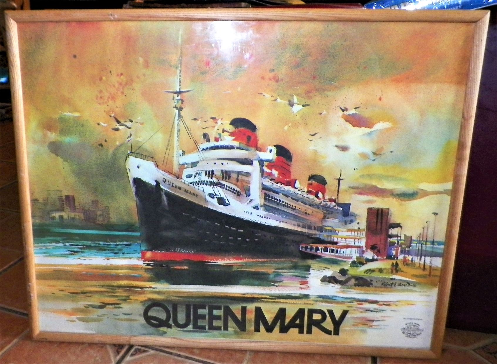 ART PRINT ROBERT E WOOD QUEEN MARY 1AA.JPG