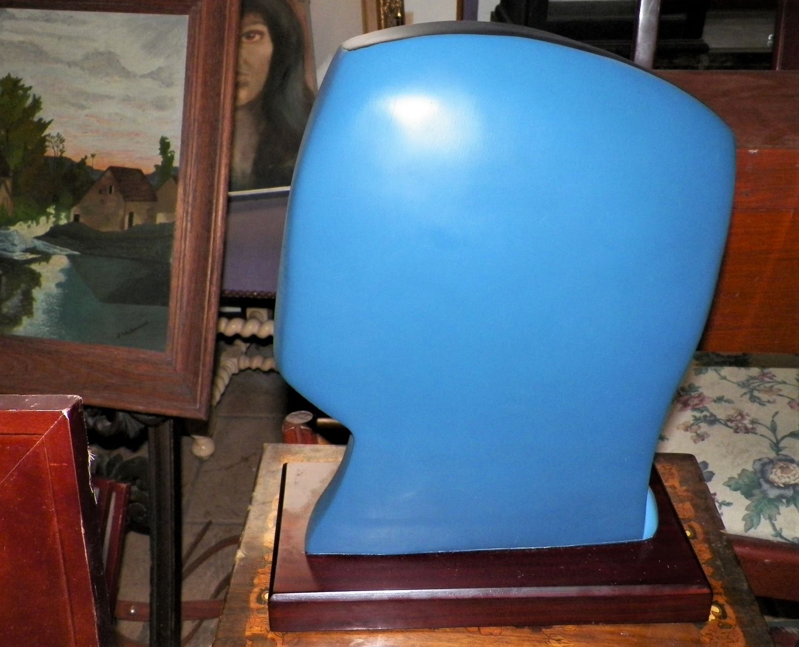 ART SCULPTURE CUBIST FACE BLUE 4AA.JPG