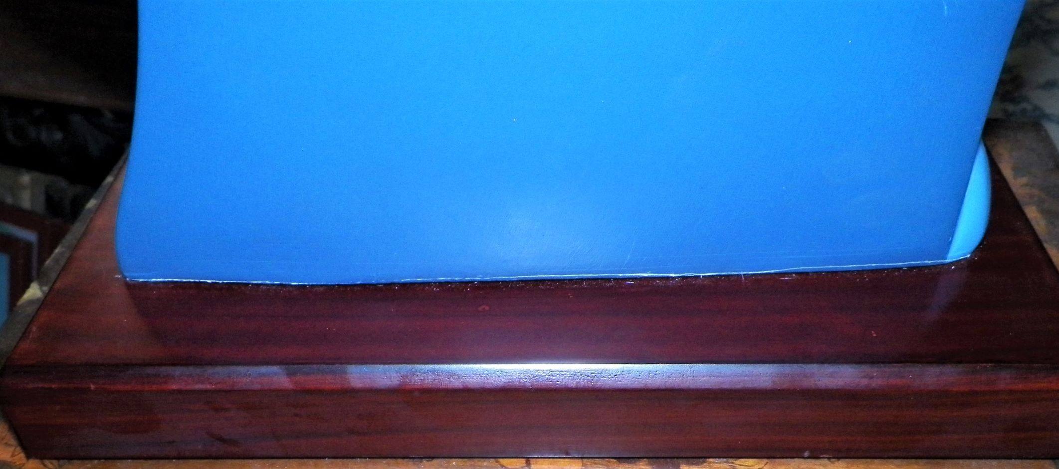 ART SCULPTURE CUBIST FACE BLUE 4AAA.JPG