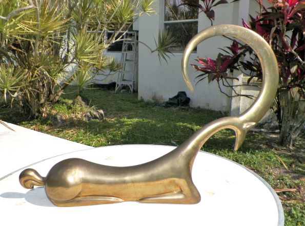 ART STATUE BRASS ANTELOPE 2AAa resized.JPG