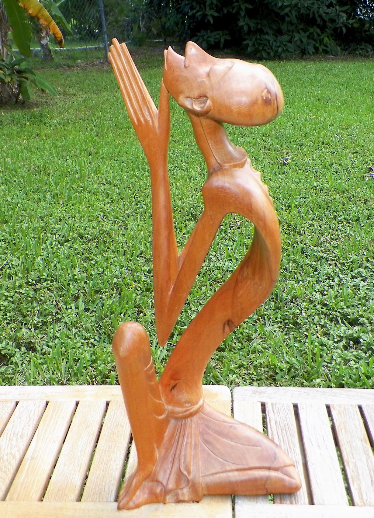 ART STATUE BUDDHA CARVED STATUE SURREAL 1AA.JPG