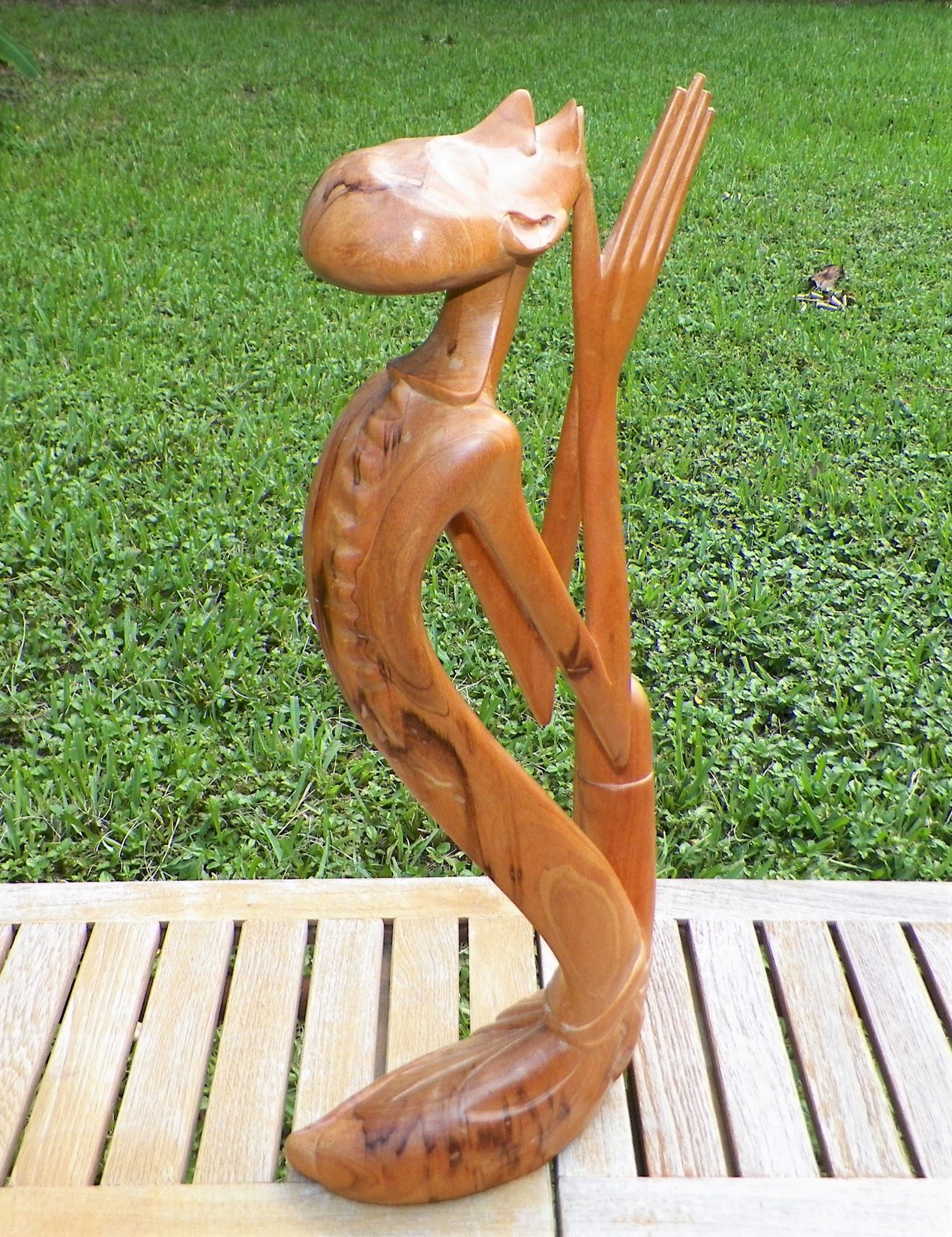 ART STATUE BUDDHA CARVED STATUE SURREAL 2AA.JPG