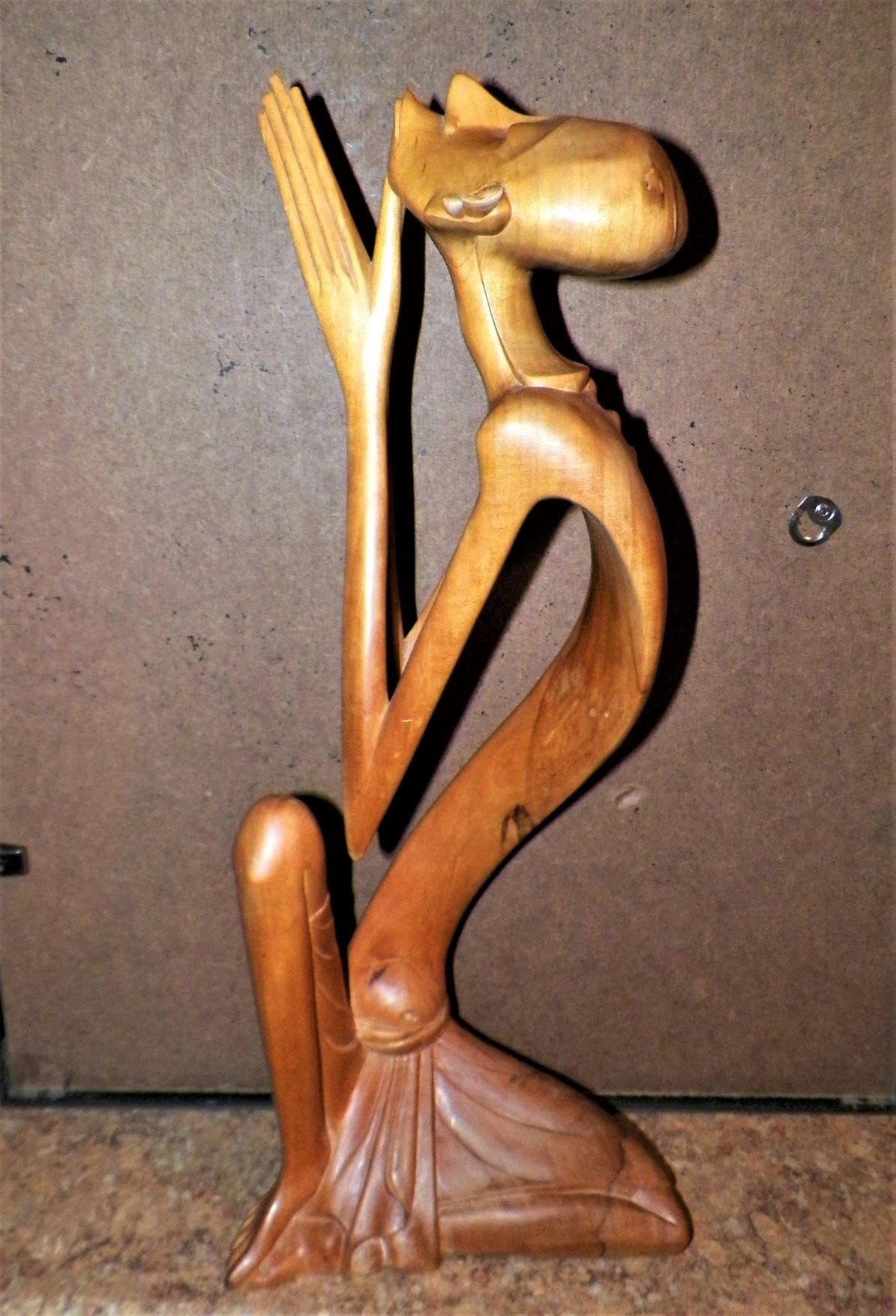 ART STATUE BUDDHA CARVED STATUE SURREAL 5AA.JPG