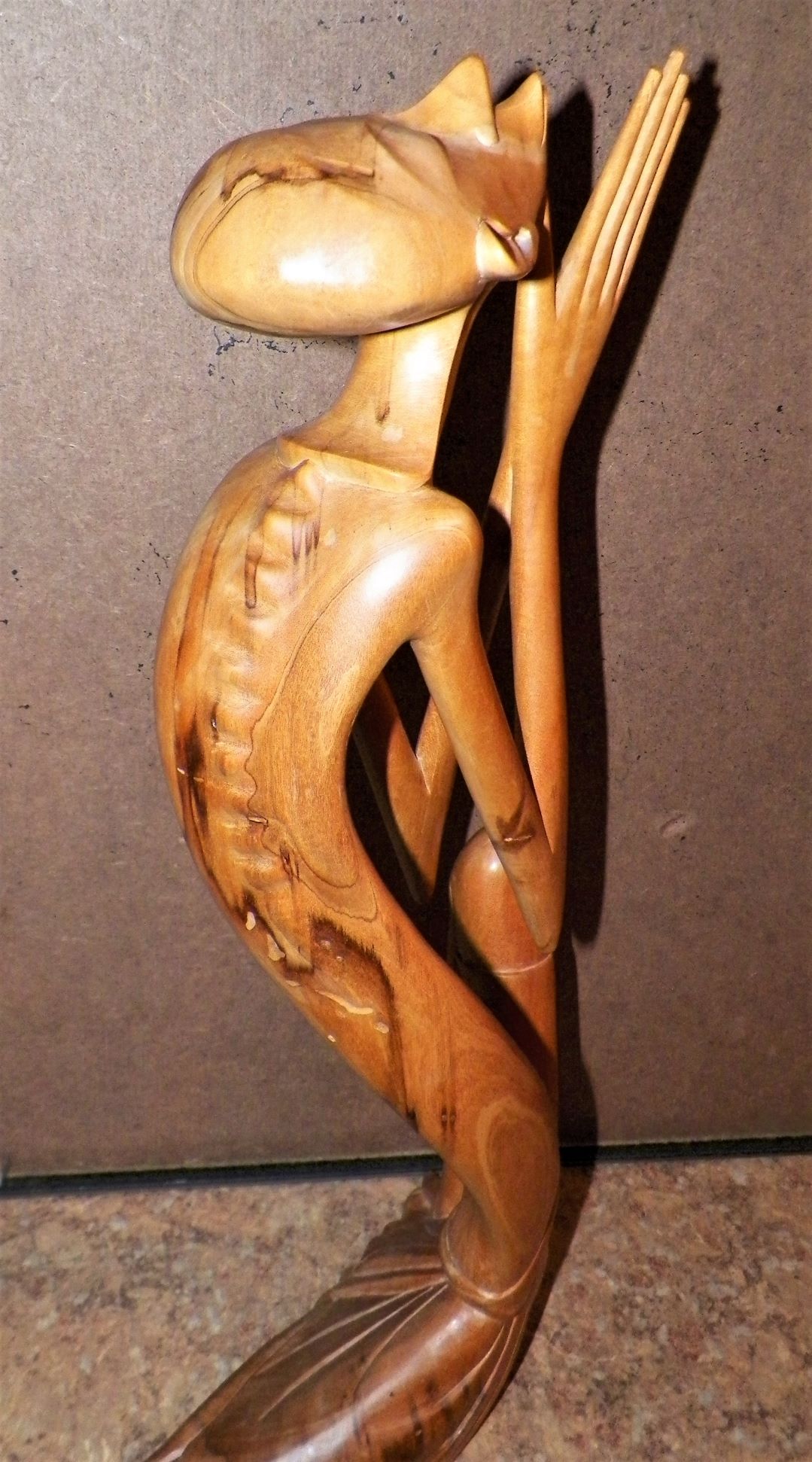 ART STATUE BUDDHA CARVED STATUE SURREAL 5BAA.JPG