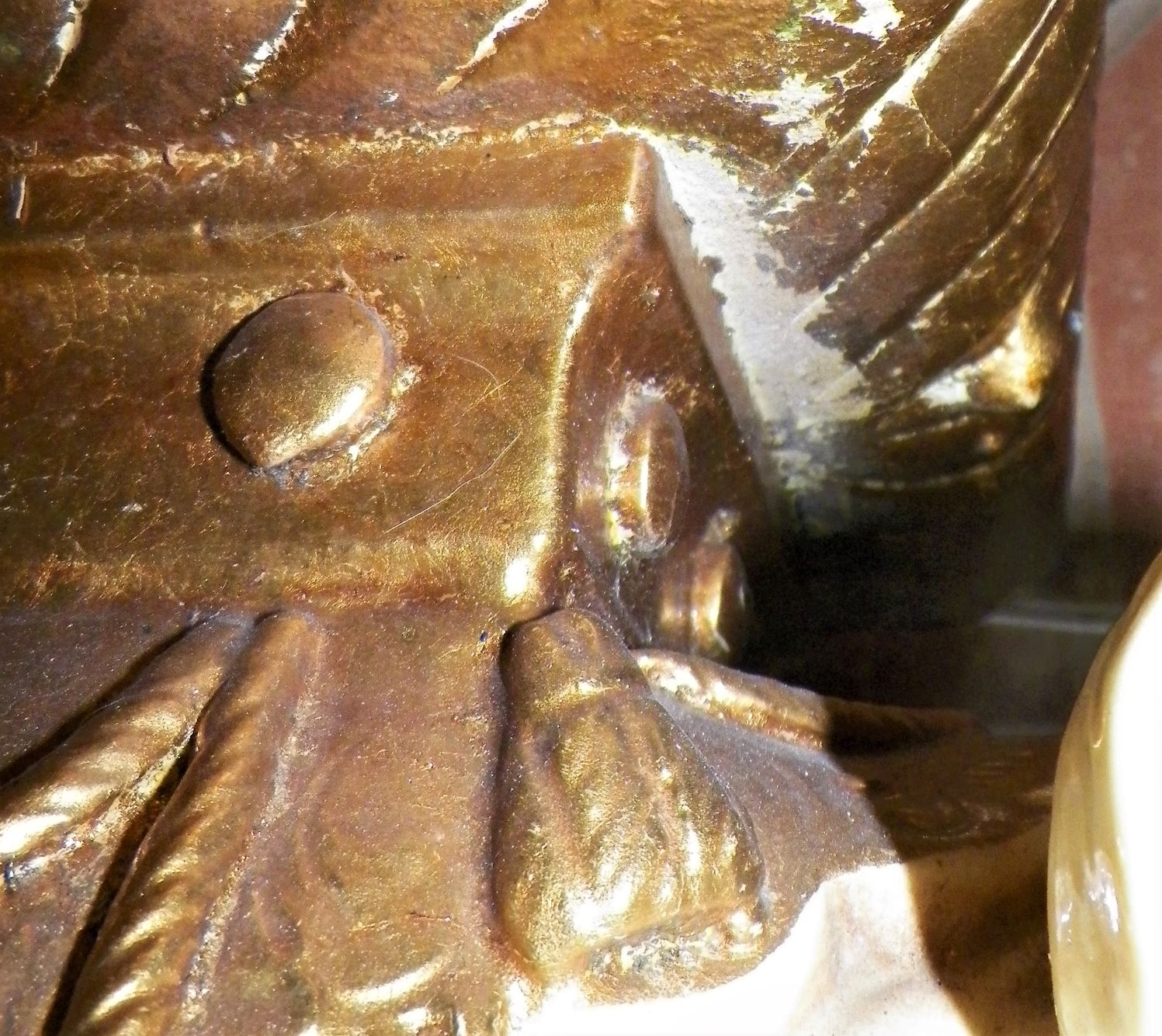 ART STATUE ELEPHANT GARDEN STOOL PLANT STAND 6AAA.JPG