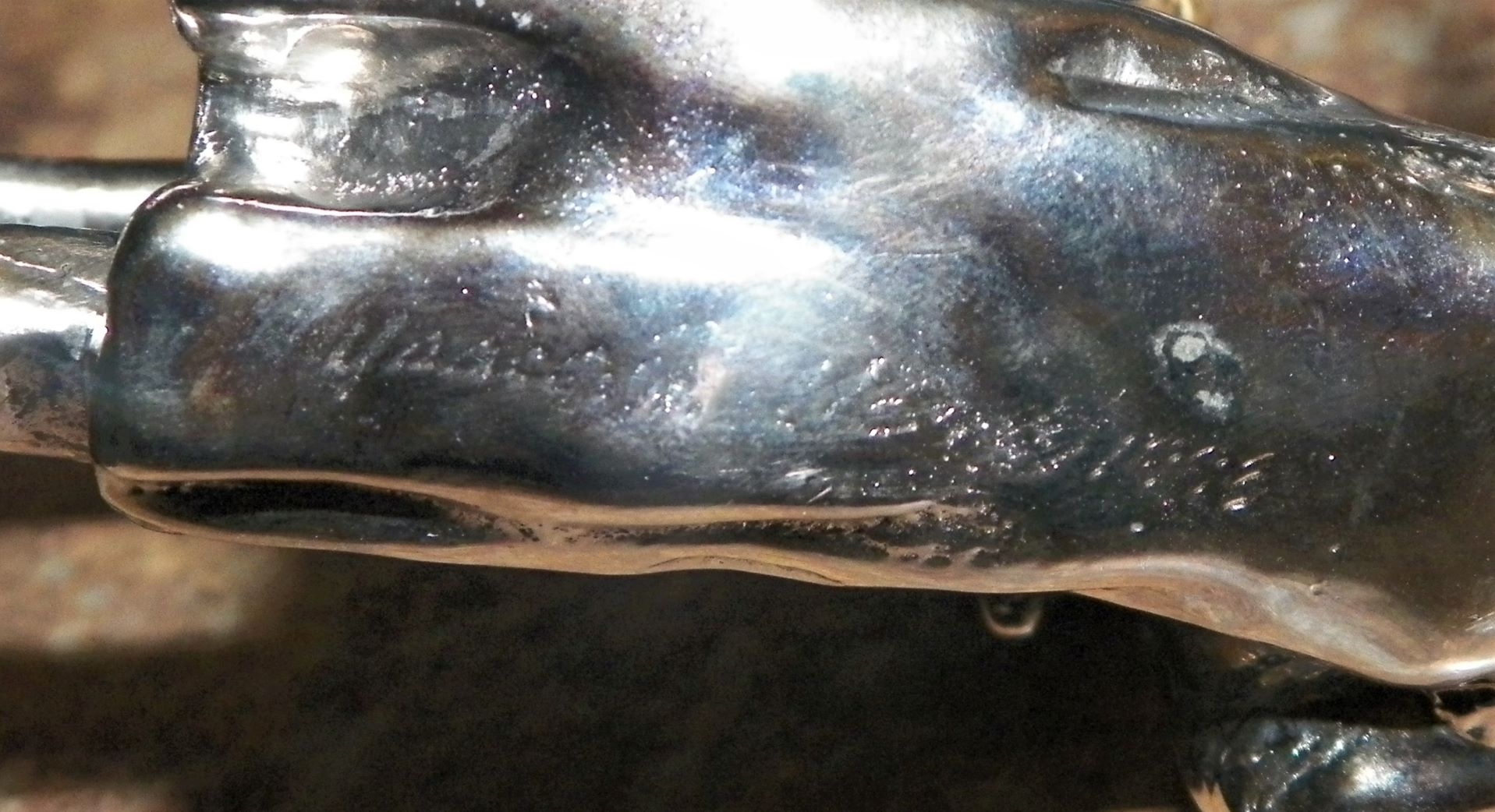 ART STATUE JEWISH RABBI GOLD & SILVER SMALL 5AAA.JPG