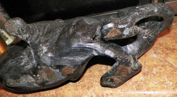 ART STATUE LEOPARDS FIGHTING 9AA_AA.JPG