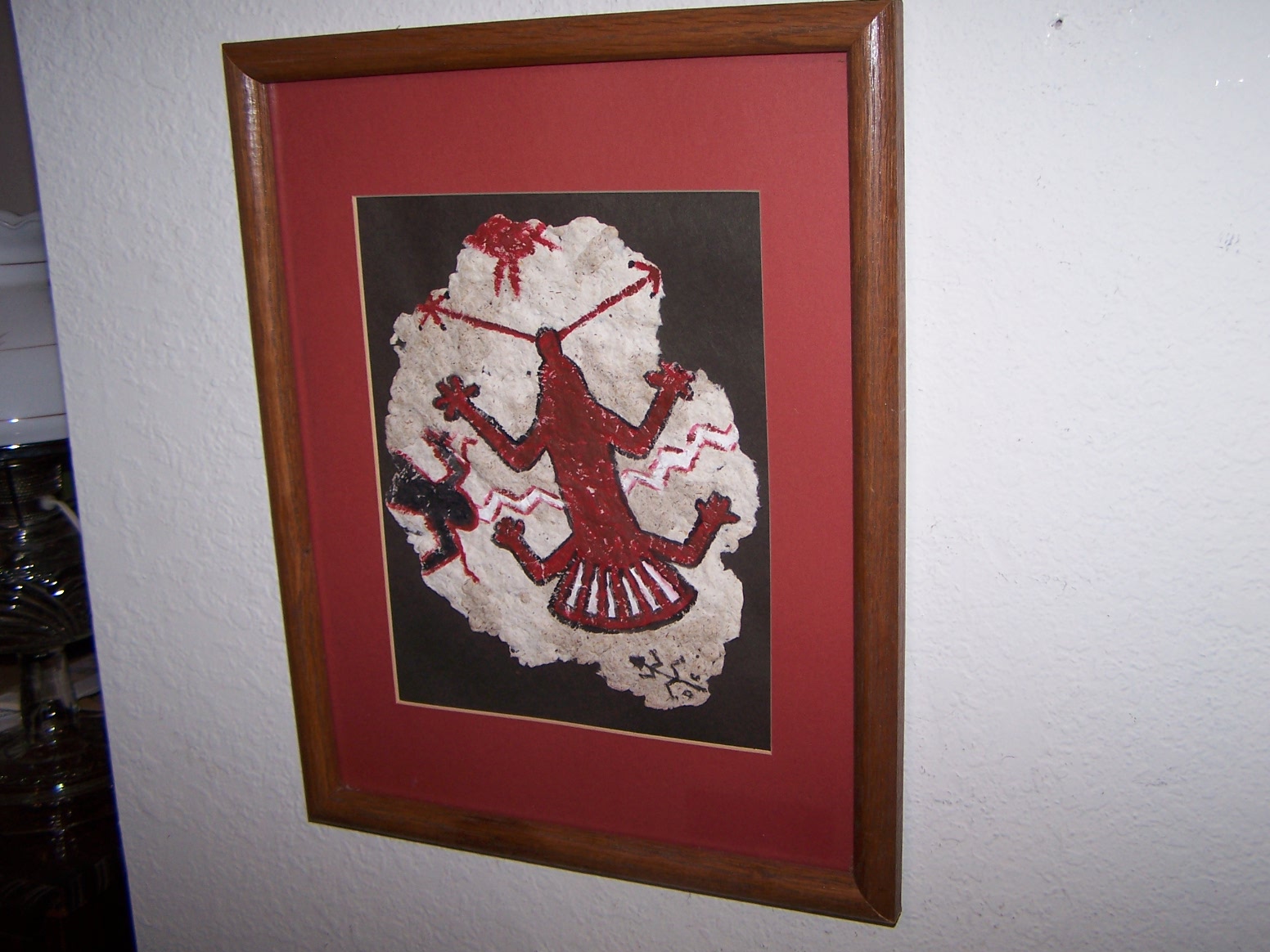 Chumash art on hand made paper I D artist? | Antiques Board