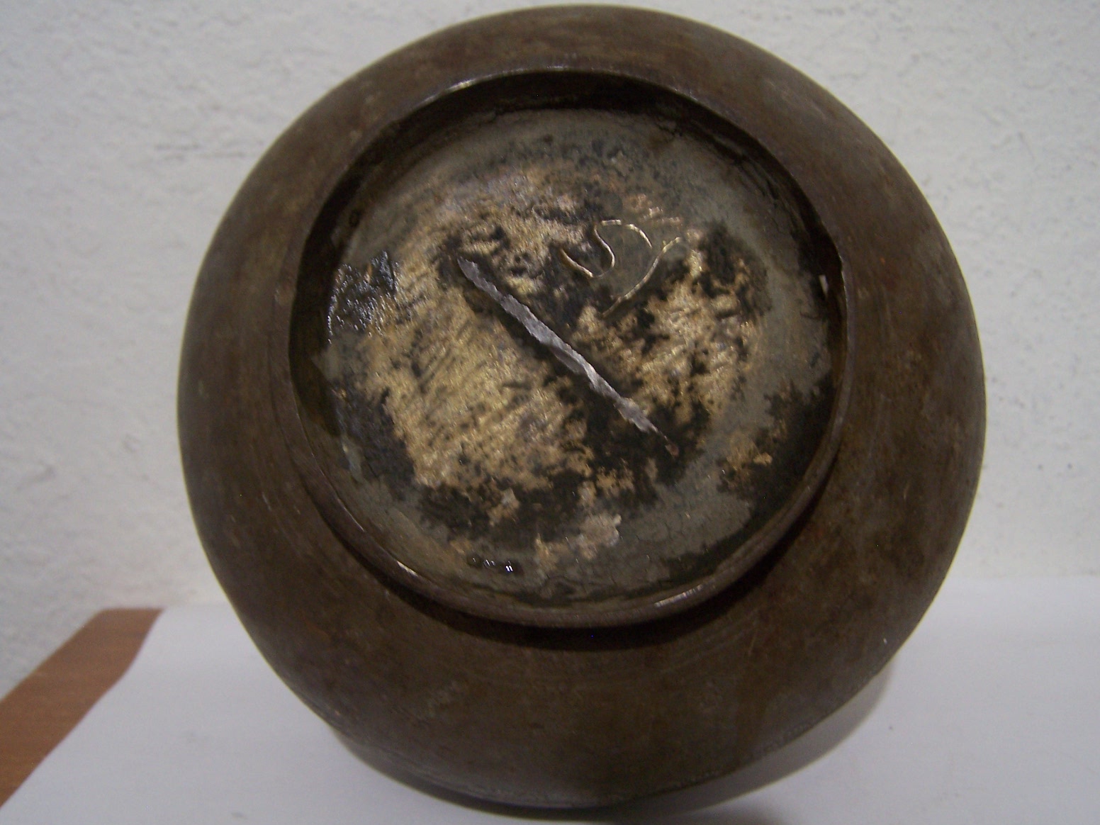 Help with age and origin of this Bronze? vase? Antiques Board