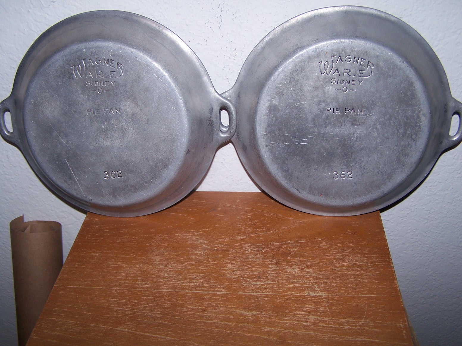 150.00 for an aluminum pie pan Antiques Board