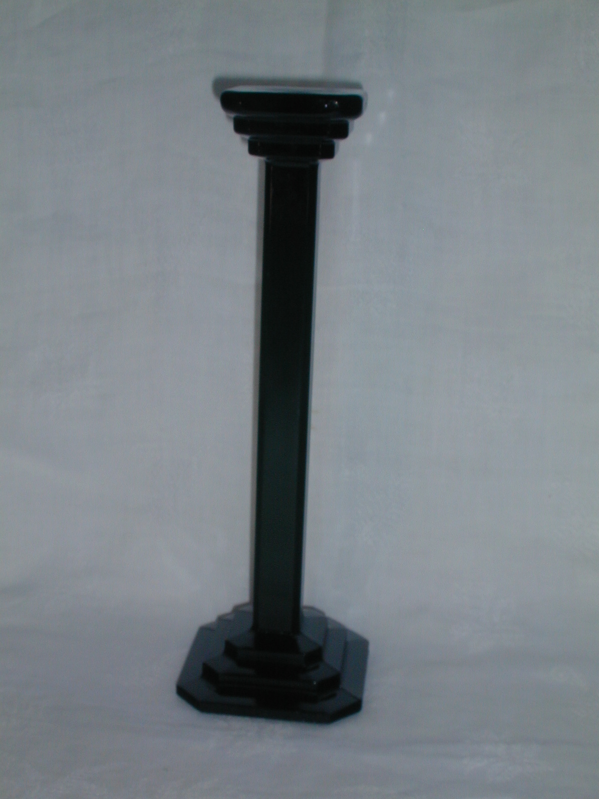 Black Glass Candlestick.JPG