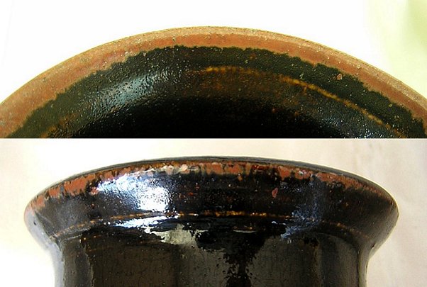 BlackBrownPotVaseHangingGlaze-b.jpg