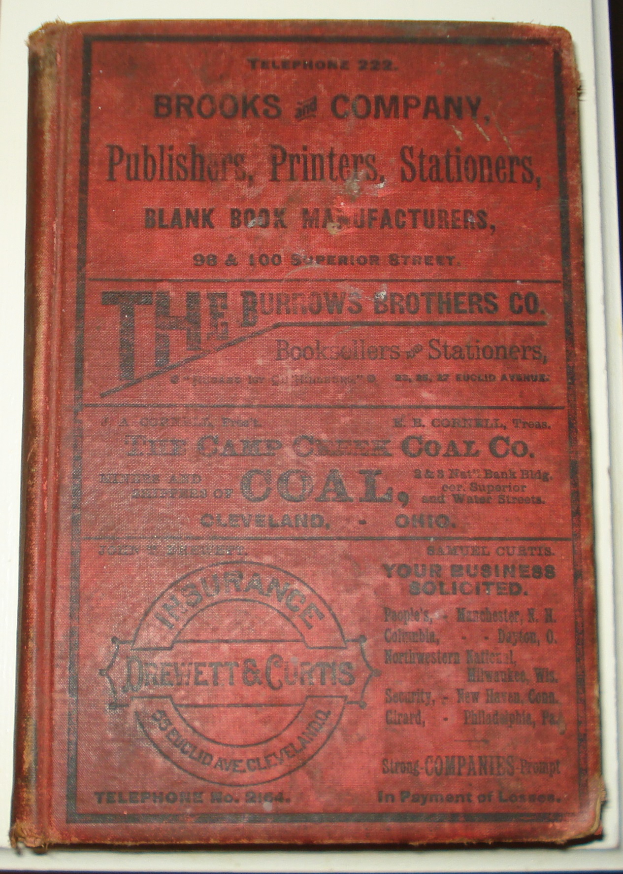 Book Cleveland OH business directory 1887 picture 1.jpg