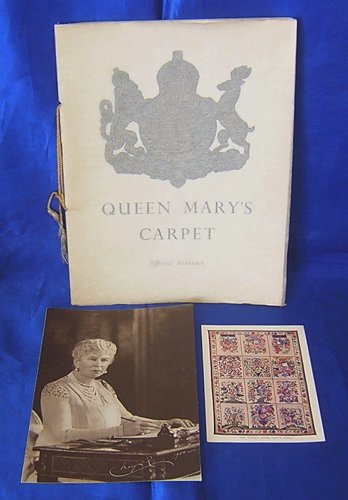 Booklet Souvenir Queen Marys Carpet Pamplet Postcard-a.jpg