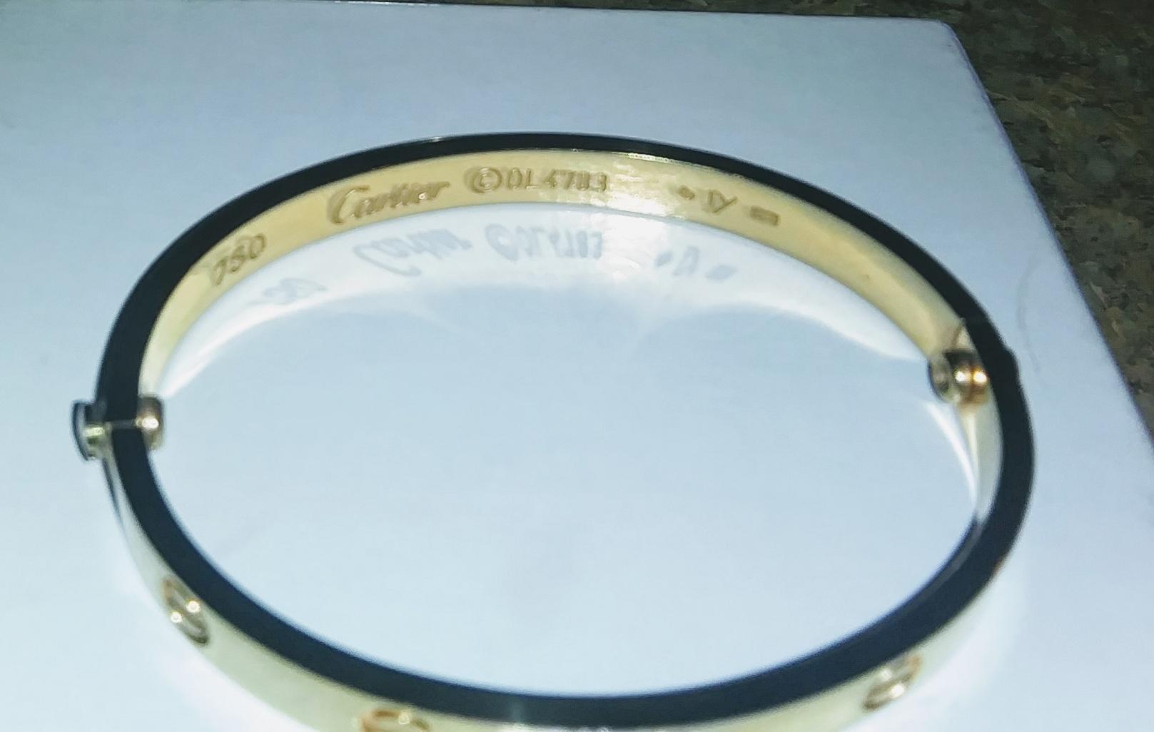cartier love bracelet serial numbers check