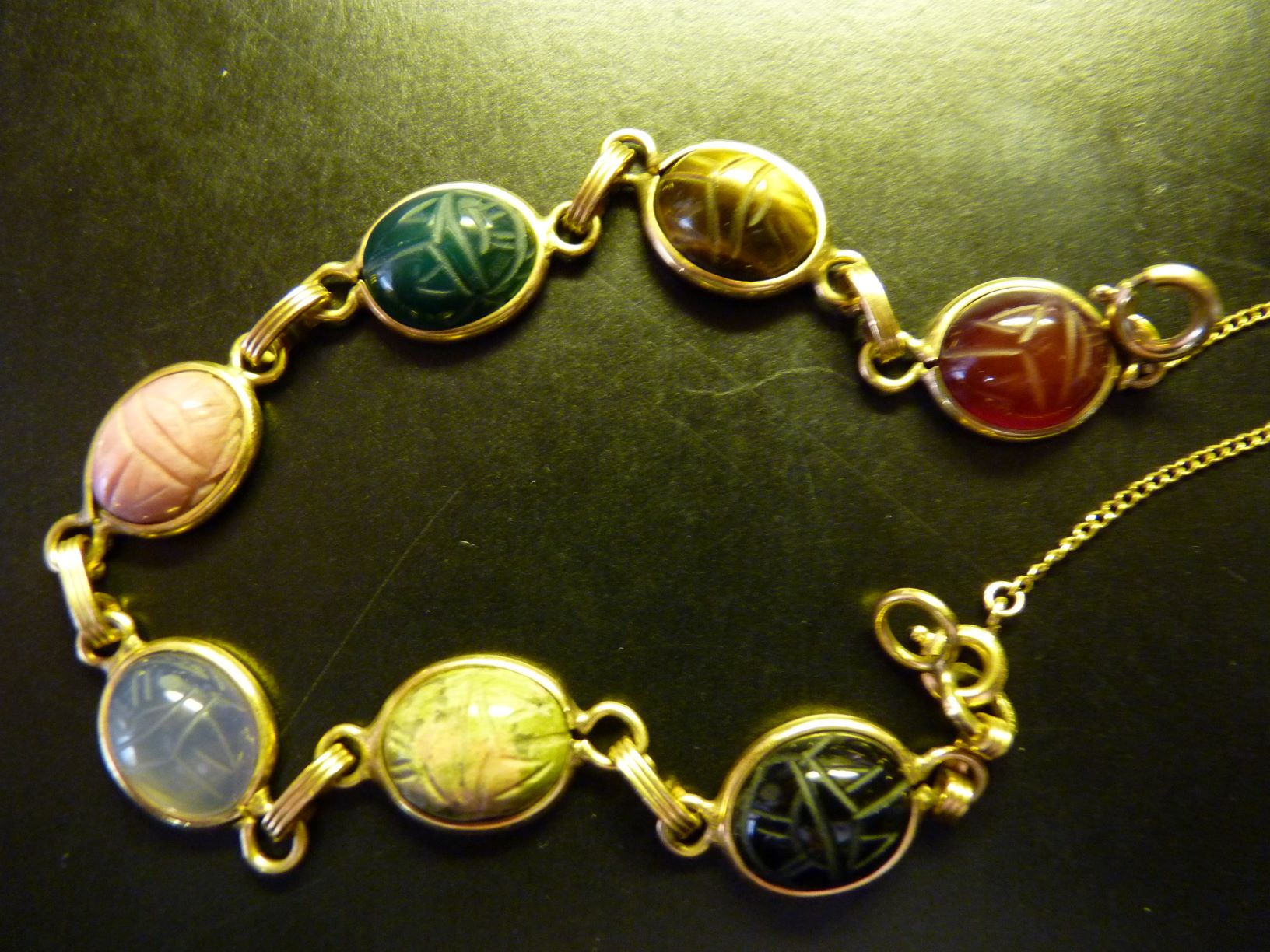 Vintage Stone bracelet Antiques Board